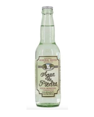 Agua de Piedra. Natural Sparkling Mineral Water (12OZ) Case 24